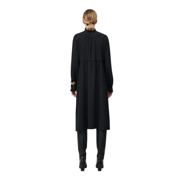LAFAYETTE 148 NEW YORK- Roslyn Dress In Finesse Crepe - Large - Excellent Cond. - Picture 3 of 12